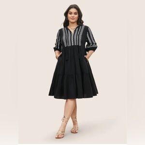 Black & White BloomChic dress